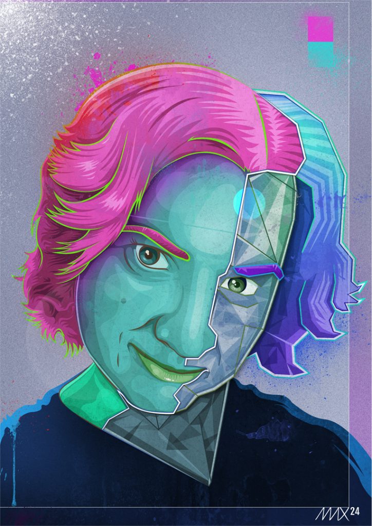 Meine Fresse, wollte dieses Bild nicht gelingen. Und kaum hatte ich eine Variante, die mir gefiel, kam Sarah mit "Nicht grün! Grün ist für mich eine ungute Farbe!" Weil jeder Autor und Autorin zehntausend psychische Krankheiten hat und sofort getriggert wird, wenn irgendeine Winzigkeit nicht stimmt. Wie gehen diese Leute durch den Alltag? Wie kommen sie lebend durch einen Einkauf? Wie überstehen sie eine Folge South Park?