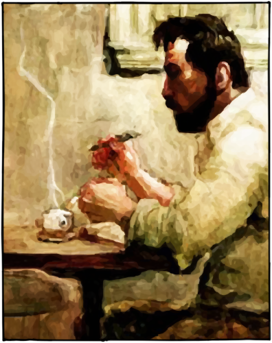 Gemälde eines Autors der Hemingway-Ära.